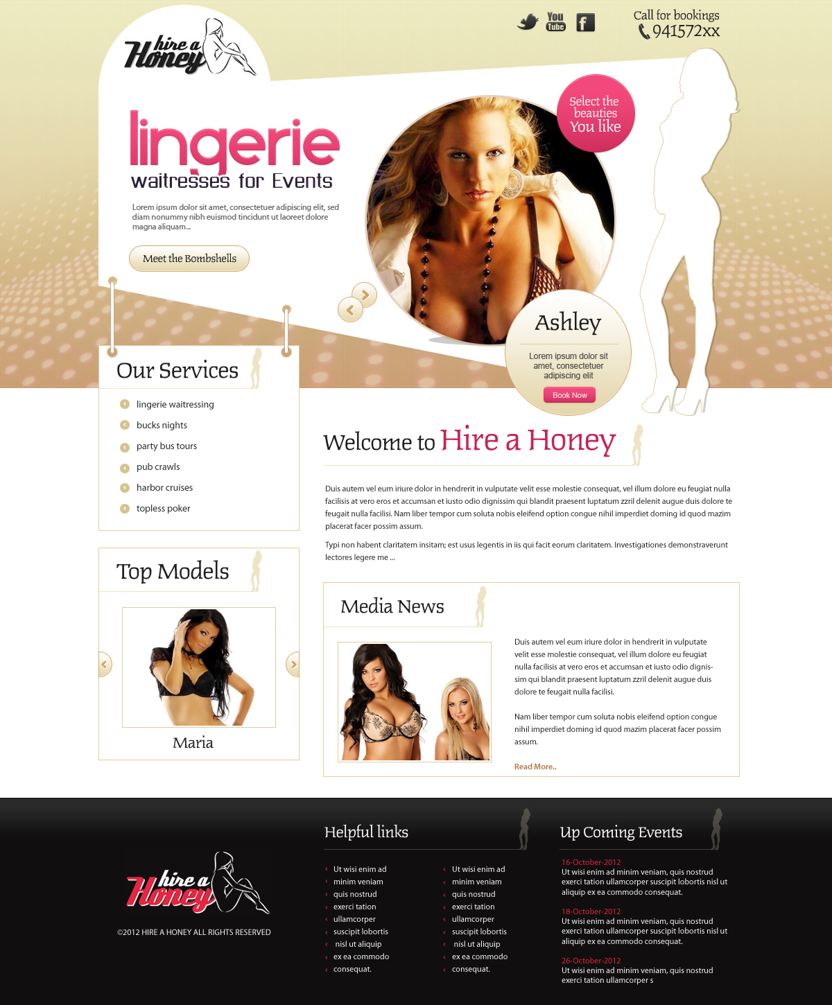 Web Design by designcruze for hireahoney | Design #1135182