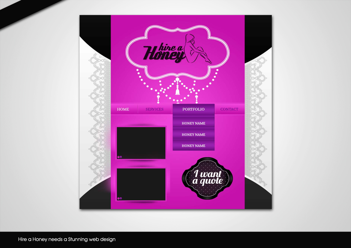 Web Design by disign for hireahoney | Design #1143466