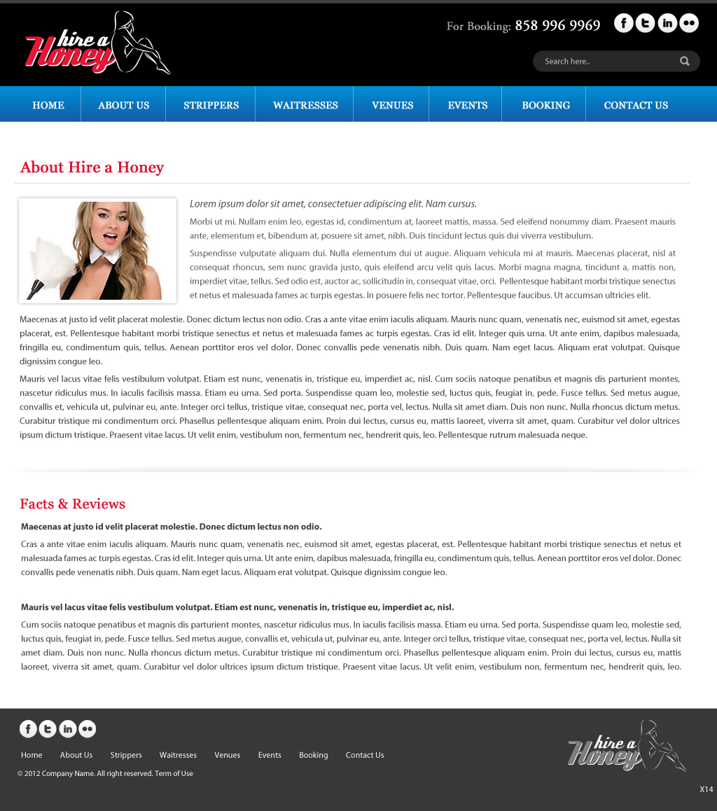 Web Design by pb for hireahoney | Design #1137362
