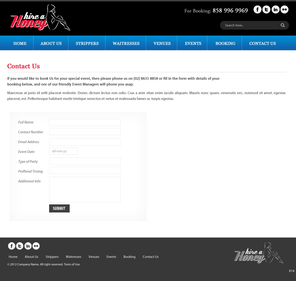 Web Design by pb for hireahoney | Design #1137363