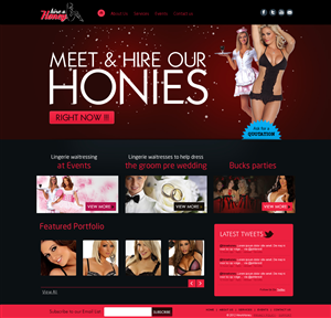 Web Design par stn50431 pour hireahoney | Design : #1134675