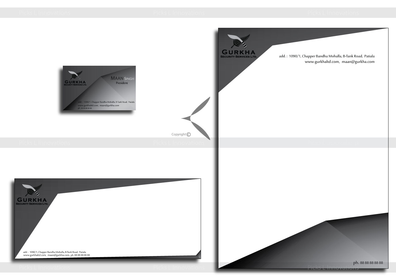 Stationery Design by  Picks L Innovations for this project | Design #4007371