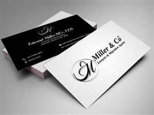 Diseño de Tarjeta de Presentación por Pixi Dust para Miller& Co Lawyers & Migration Agents | Diseño: #3986043