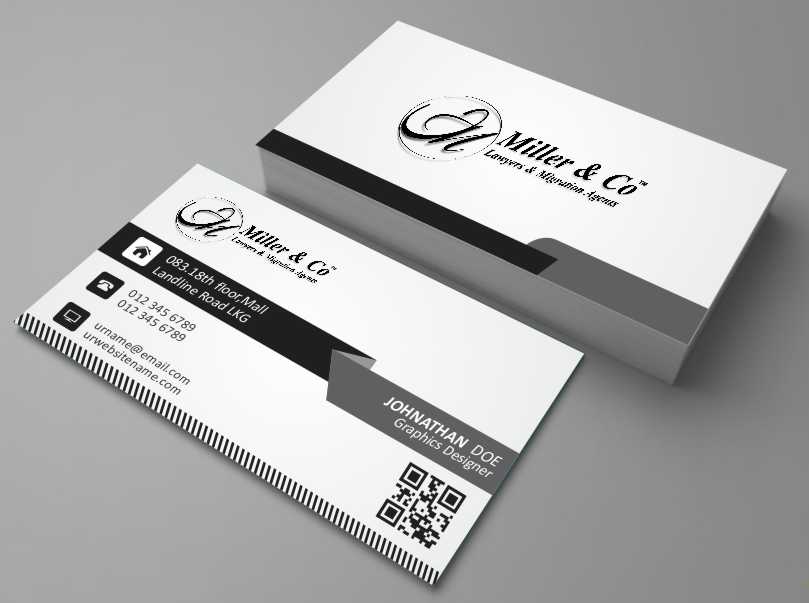 Business Card Design by AwsomeD for Miller& Co Lawyers & Migration Agents | Design #4009017