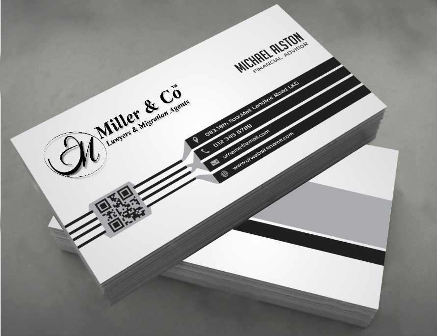 Business Card Design by AwsomeD for Miller& Co Lawyers & Migration Agents | Design #4009037