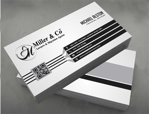 Diseño de Tarjeta de Presentación por AwsomeD para Miller& Co Lawyers & Migration Agents | Diseño: #4009037