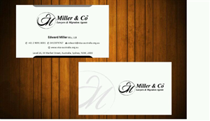 Business Card Design by Honneyjs for Miller& Co Lawyers & Migration Agents | Design: #3996732