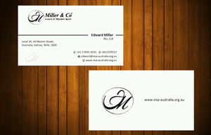Business Card Design by Honneyjs for Miller& Co Lawyers & Migration Agents | Design: #3996755