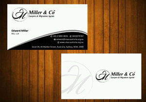 Business Card Design by Honneyjs for Miller& Co Lawyers & Migration Agents | Design: #3996778