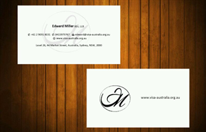 Business Card Design by Honneyjs for Miller& Co Lawyers & Migration Agents | Design: #3996807