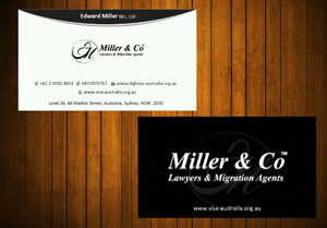 Business Card Design by Honneyjs for Miller& Co Lawyers & Migration Agents | Design: #3996823