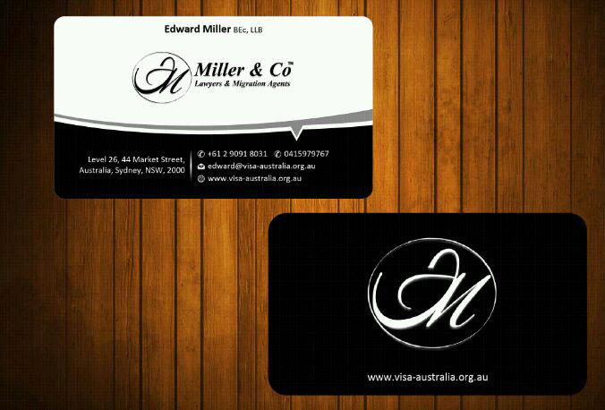 Business Card Design by Honneyjs for Miller& Co Lawyers & Migration Agents | Design #3996833