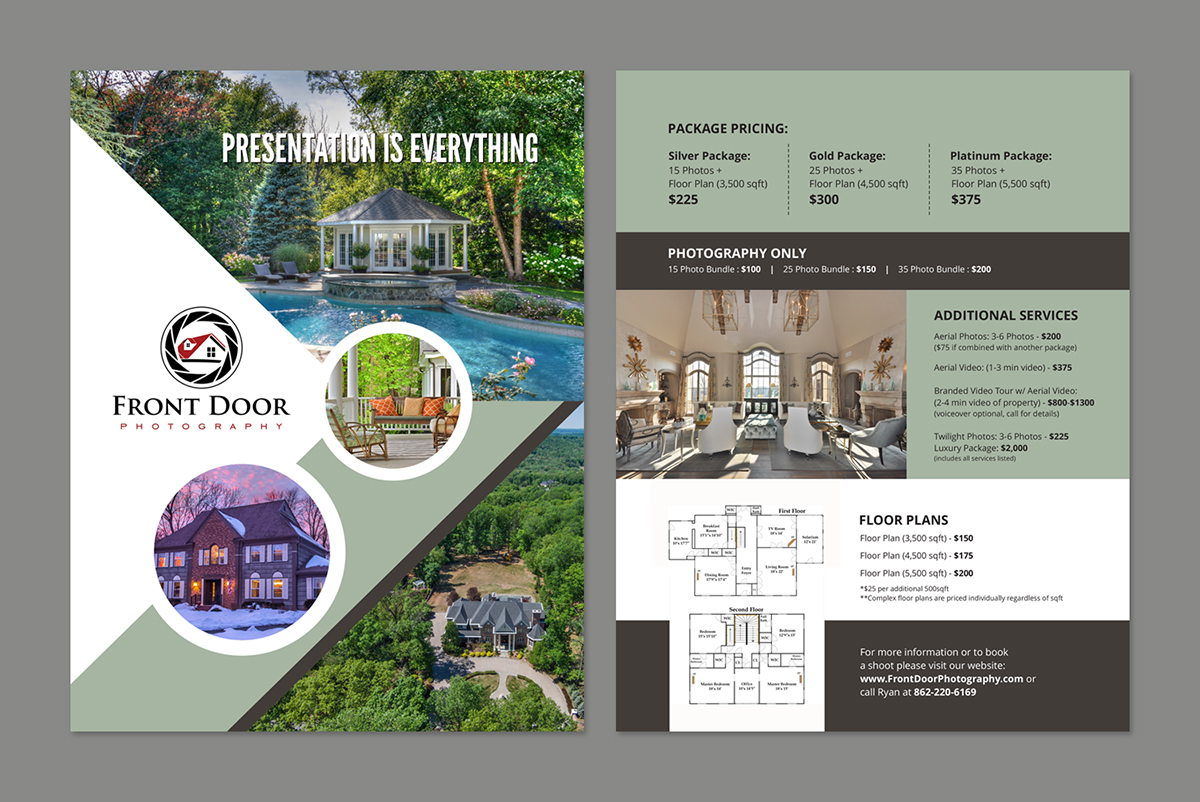 Design de Flyer par kps pour Front Door Photography, LLC | Design #6209209