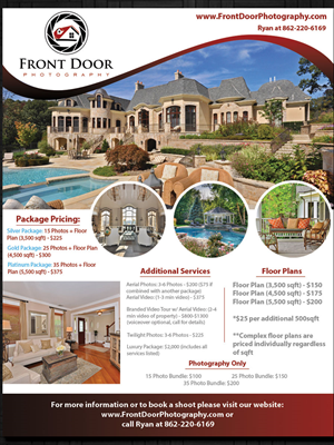 Flyer Design by ESolz Technologies for Front Door Photography, LLC | Design #6203998