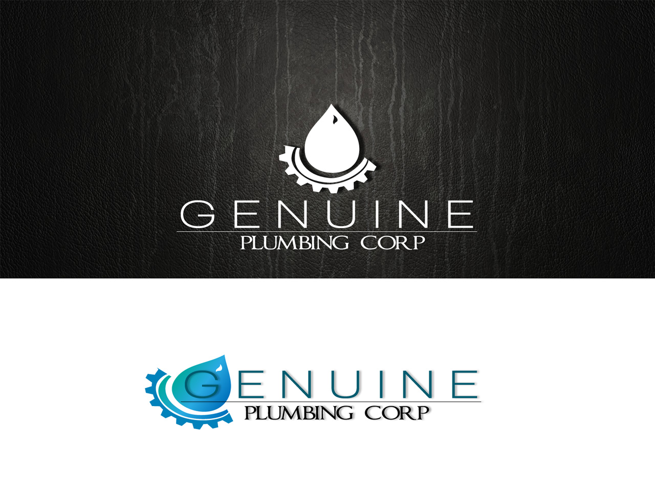 Logo Design by Adrian George for Genuine Plumbing corp  | Design #3996101