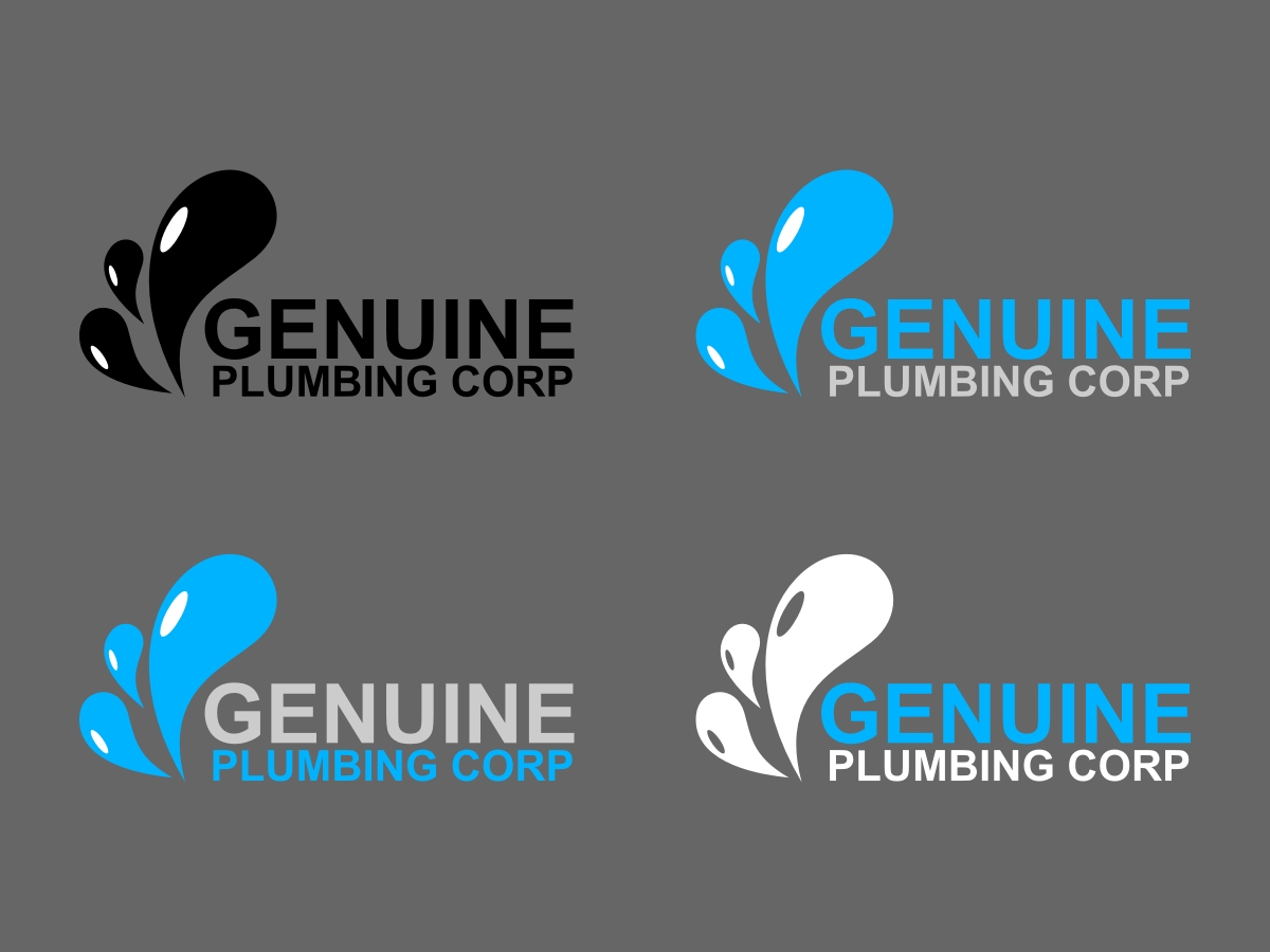 Design de Logo par M Sidik Pramono pour Genuine Plumbing corp  | Design #3993423
