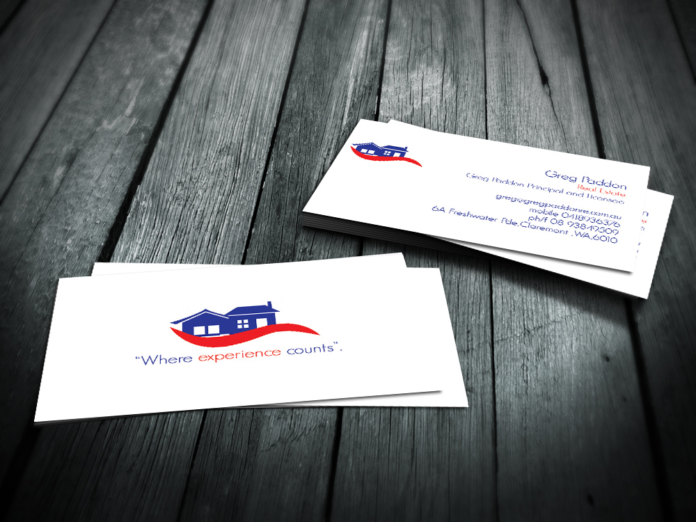 Business Card Design by markgraphics.ja for Greg Paddon Real Estate | Design #4005125