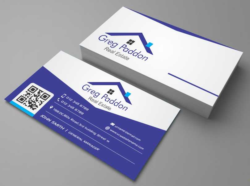 Diseño de Tarjeta de Presentación por AwsomeD para Greg Paddon Real Estate | Diseño #4000702