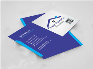 Diseño de Tarjeta de Presentación por AwsomeD para Greg Paddon Real Estate | Diseño: #4000703