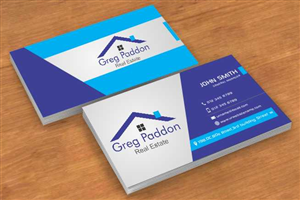 Diseño de Tarjeta de Presentación por AwsomeD para Greg Paddon Real Estate | Diseño: #4000706