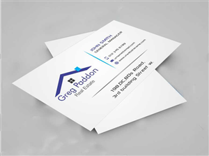 Diseño de Tarjeta de Presentación por AwsomeD para Greg Paddon Real Estate | Diseño: #4000708