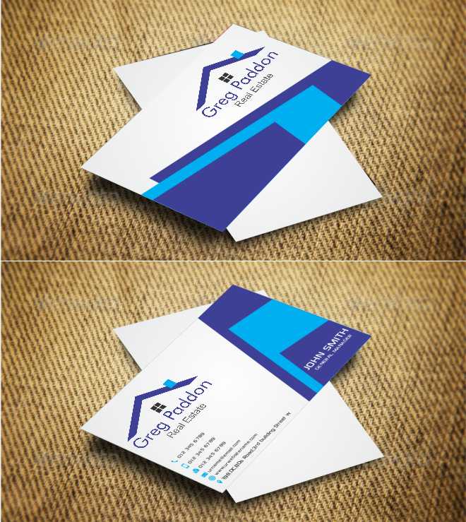 Diseño de Tarjeta de Presentación por AwsomeD para Greg Paddon Real Estate | Diseño #4000710