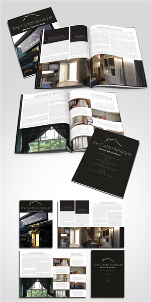 Catalogue Design by media_naranja for The Curtain Boutique | Design #4086787