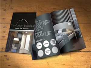 Catalogue Design by hema dhawan for The Curtain Boutique | Design: #4024280