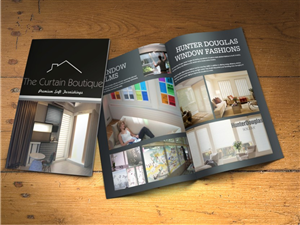 Catalogue Design by hema dhawan for The Curtain Boutique | Design: #4024289