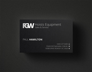 Business Card Design by stoodio.id for FGW Hoists | Design: #3993244