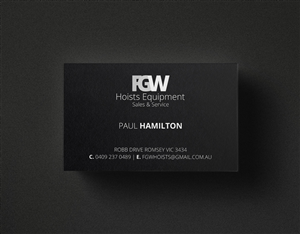 Business Card Design by stoodio.id for FGW Hoists | Design: #3993263