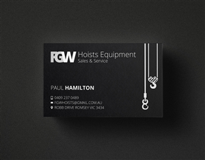 Business Card Design by stoodio.id for FGW Hoists | Design: #3993391