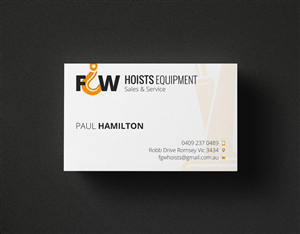 Business Card Design by stoodio.id for FGW Hoists | Design: #3993774
