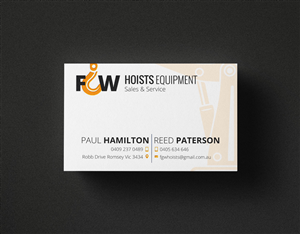 Business Card Design by stoodio.id for FGW Hoists | Design: #3993776