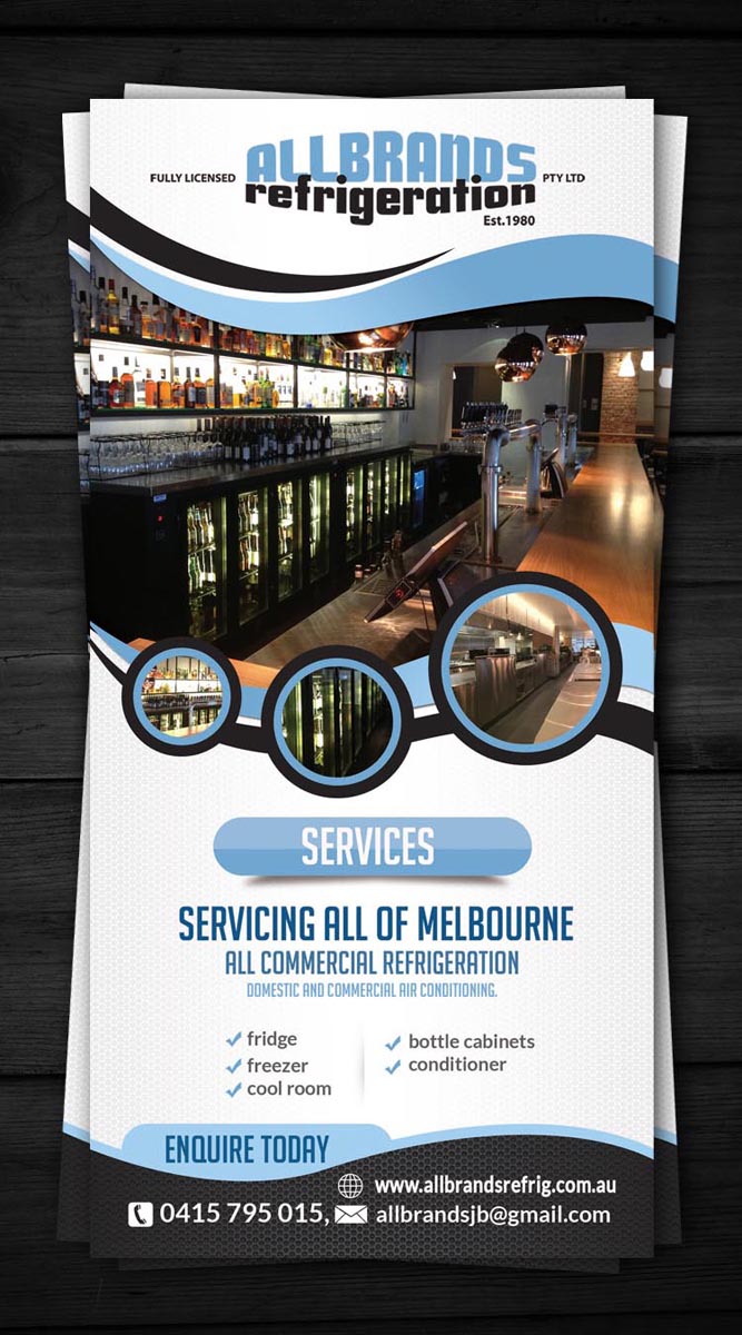 Flyer Design by ESolz Technologies for All Brands Refrigeration | Design #4006451