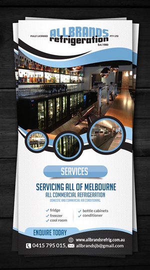 Flyer Design by ESolz Technologies for All Brands Refrigeration | Design #4006451