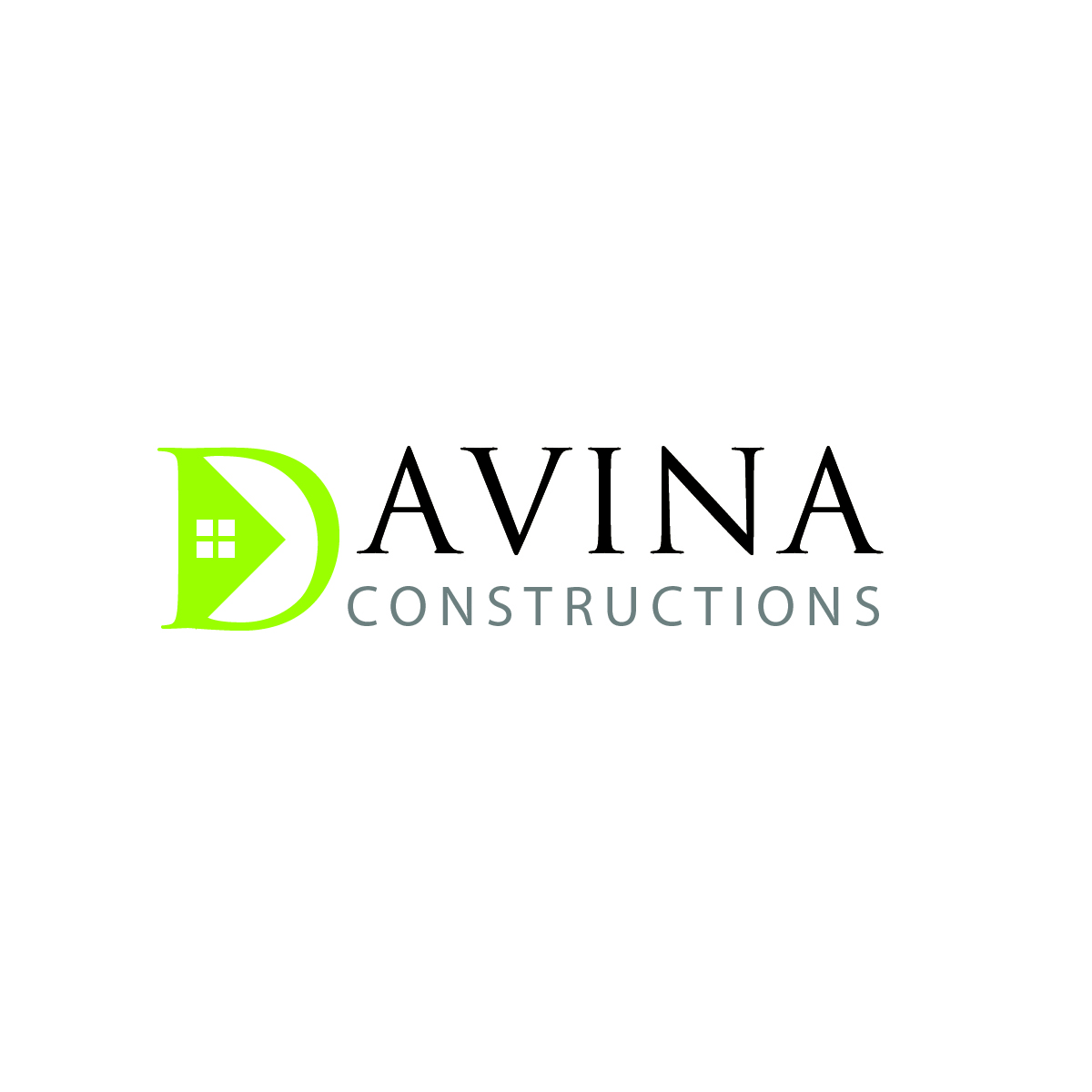Logo Design by uk for Davina constructions  | Design #3992449