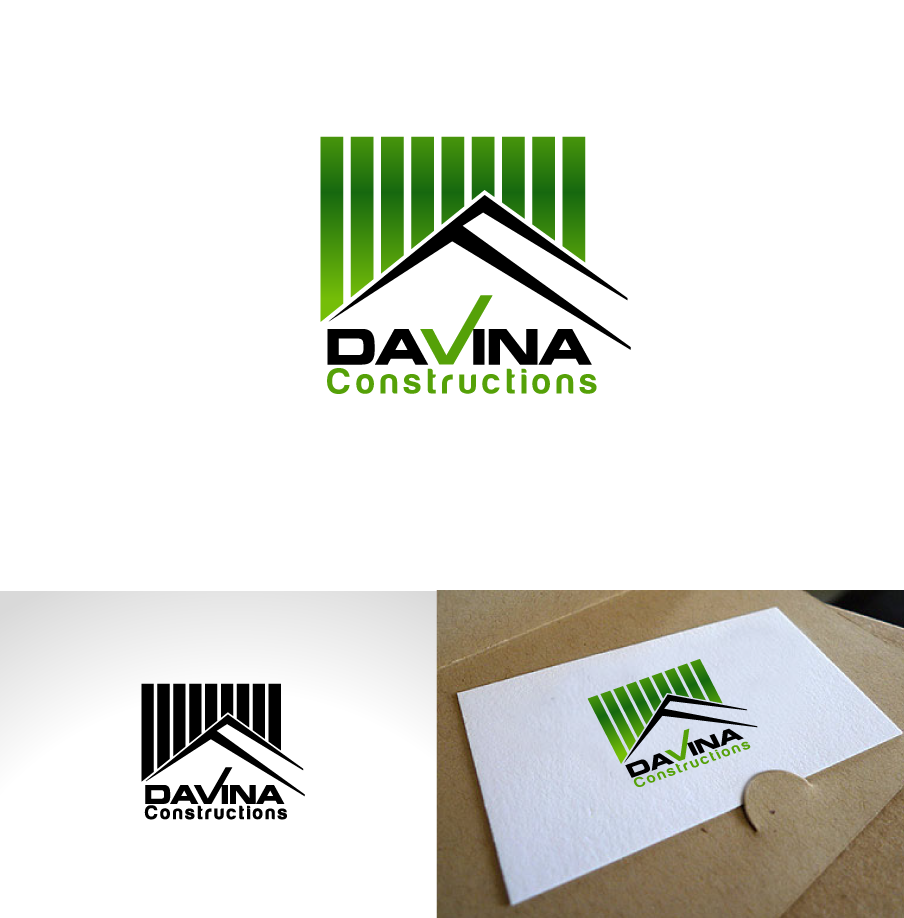 Logo Design by designgreen for Davina constructions  | Design #3995817