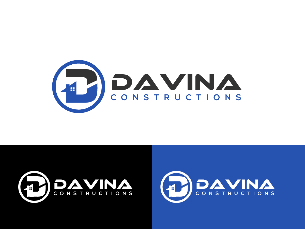 Logo Design by Anyl Thapa for Davina constructions  | Design #3994798