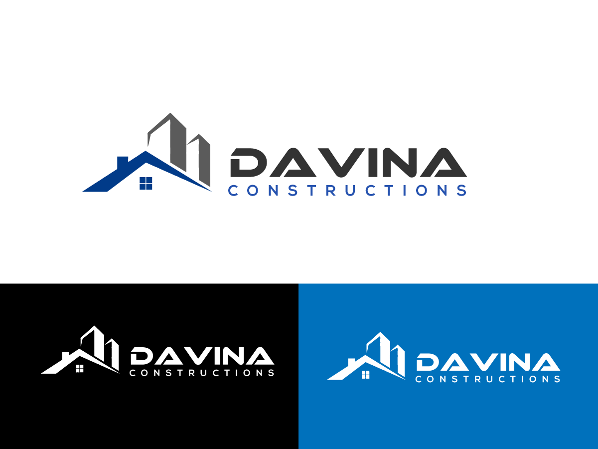 Logo Design by Anyl Thapa for Davina constructions  | Design #3994815
