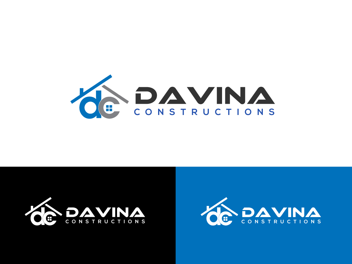 Logo Design by Anyl Thapa for Davina constructions  | Design #3994822