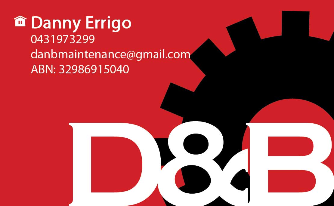 Business Card Design by carol.oh.ls for D&B HOME MAINTENANCE SERVICES | Design #4009242