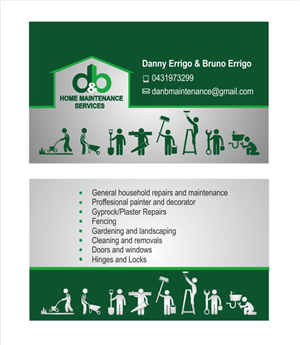 Business Card Design by IneseRo for D&B HOME MAINTENANCE SERVICES | Design: #4011299
