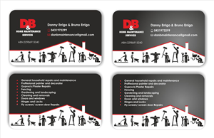 Business Card Design by IneseRo for D&B HOME MAINTENANCE SERVICES | Design: #4013642