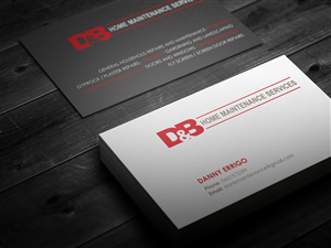 Business Card Design by logodentity for D&B HOME MAINTENANCE SERVICES | Design: #3991107
