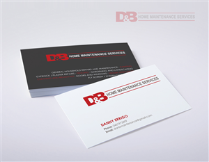 Business Card Design by logodentity for D&B HOME MAINTENANCE SERVICES | Design: #3991109