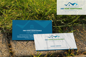 Business Card Design by logodentity for D&B HOME MAINTENANCE SERVICES | Design: #3991115