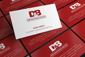 Business Card Design by logodentity for D&B HOME MAINTENANCE SERVICES | Design: #3991117
