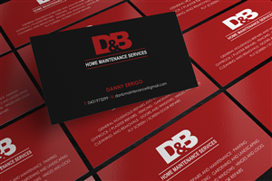 Business Card Design by logodentity for D&B HOME MAINTENANCE SERVICES | Design: #3994237