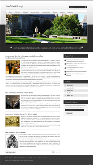 Wordpress Design by pb for this project | Design: #1088549